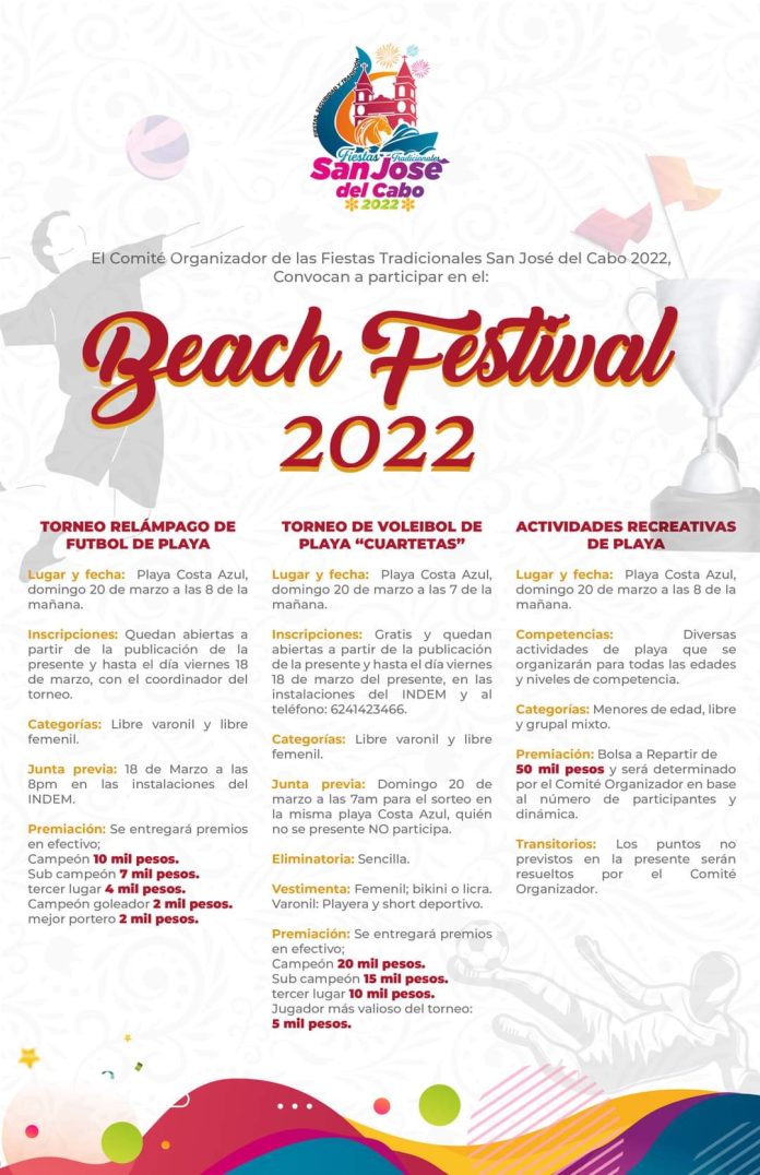 01 01 Infórmate Sobre Las Diversas Actividades De Playa Que Llenarán De Energía El Beach Festival 2022 El Próximo 20 De Marzo