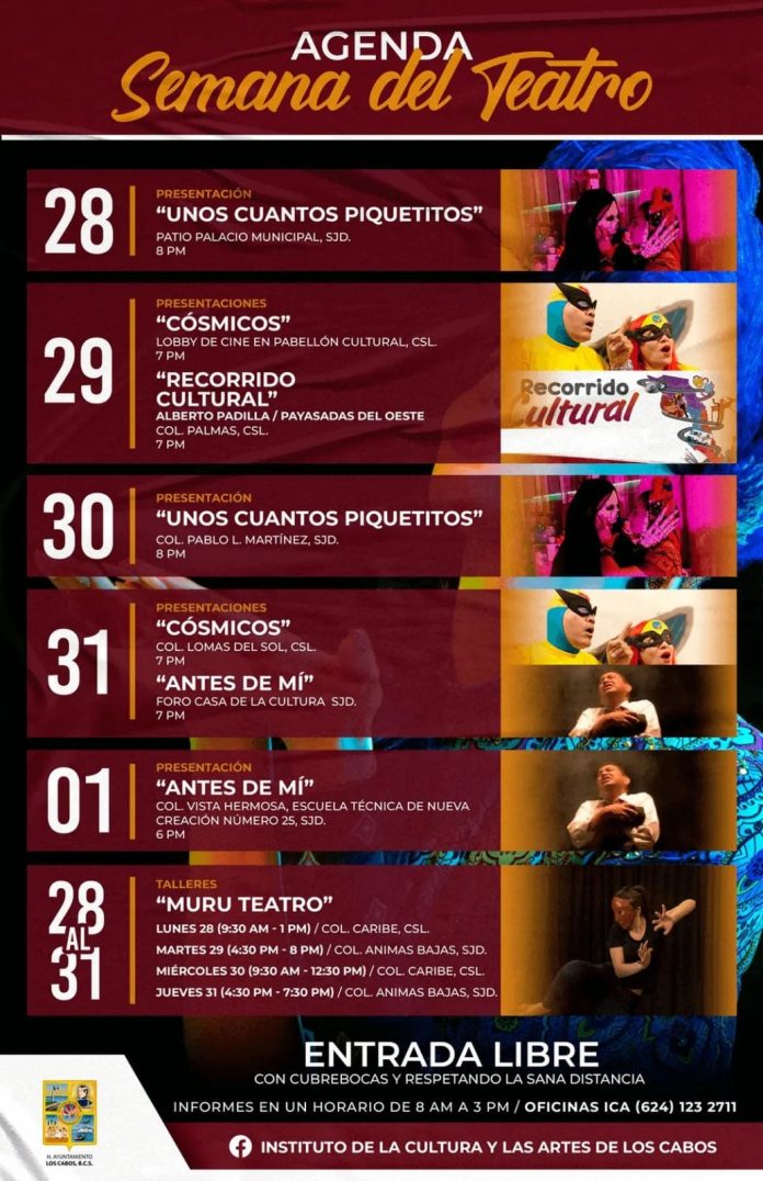 06 No Te Pierdas Las Actividades Que Se Realizarán En Los Cabos Por La Conmemoración Del Día Mundial Del Teatro