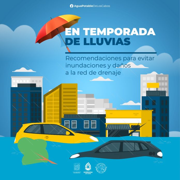04 En Esta Temporada De Ciclones Y Tormentas Tropicales, Oomsapas Los Cabos Exhorta A La Ciudadanía A Seguir Las Recomendaciones