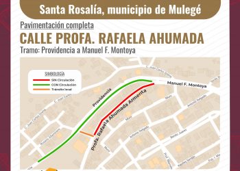 INICIARÁ SEPUIMM OTRA PAVIMENTACIÓN EN SANTA ROSALÍA