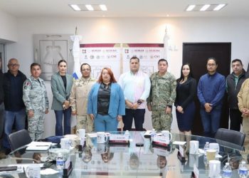 MESA DE SEGURIDAD E INE, DEFINEN ESTRATEGIAS PARA TENER UN PROCESO ELECTORAL SEGURO EN BCS