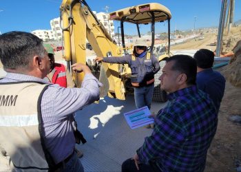 AVANZA EN TIEMPO Y FORMA CONSTRUCCIÓN DE LA CALLE NICOLÁS TAMARAL EN LOS CABOS