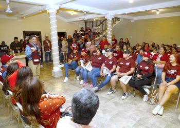 Ustedes son la fuerza de la cuarta transformación, dice Homero Davis a estructuras del III y IV Distrito