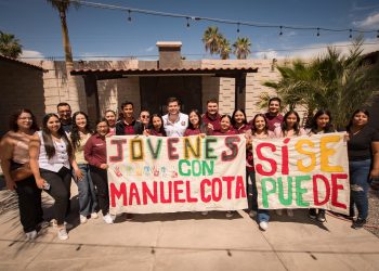 Jóvenes en Comondú respaldan a Manuel Cota y la Cuarta Transformación