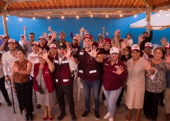 “La estructura de la 4T crece cada día con todos y todas ustedes”: Manuel Cota