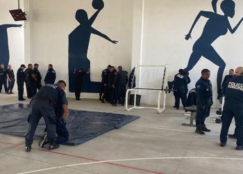 EVALÚA ACADEMIA DE SEGURIDAD PÚBLICA A POLICÍAS MUNICIPALES PARA SU PROFESIONALIZACIÓN