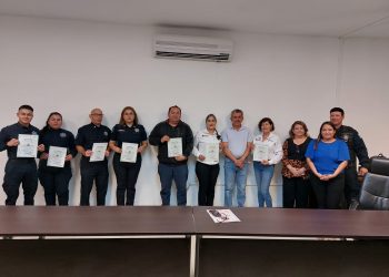 PERSONAL DE SEGURIDAD PÚBLICA RECIBE CURSOS DE CAPACITACIÓN
