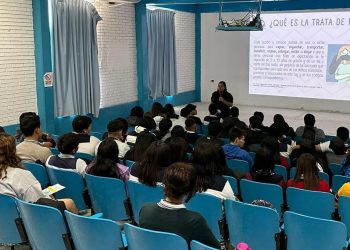 530 ALUMNAS Y ALUMNOS DE NIVEL MEDIO SUPERIOR SE CAPACITAN EN PREVENCIÓN DE TRATA DE PERSONAS  