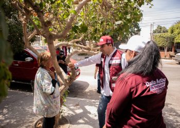 Lleva Manuel Cota las propuestas de la 4T a Los Olivos