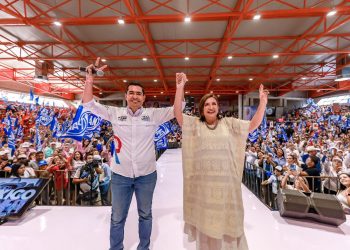 Se vuelca BCS por Xochitl Gálvez; apoyará a Rigo Mares para obras de servicio de agua y movilidad en La Paz