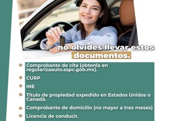 REPUVE INVITA A PROPIETARIOS DE AUTOS DE PROCEDENCIA EXTRANJERA A REALIZAR TRÁMITE DE REGULARIZACIÓN