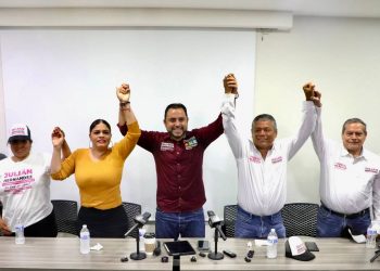 Julián Hernández y Ericka Lucero, candidatos de FXM, sumarán sus votos por Christian Agúndez en Los Cabos