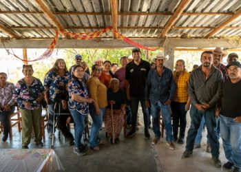 Recorre Manuel Cota la zona serrana de La Paz por la delegación de Los Dolores