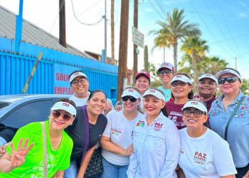EN LA DAVIS Y EN TODAS LAS COLONIAS DE LORETO LA 4T VA ARRASAR, NO HAY DUDA: PAZ OCHOA.