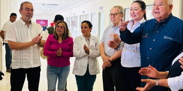 La diputada Teresita Valentín realizó gestiones para mejorar servicios de salud en Mulegé con el titular del IMSS Bienestar, Zoé Robledo.