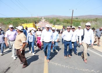 SUPERVISA GOBERNADOR OBRA DEL PUENTE SANTA CRUZ EN LOS CABOS