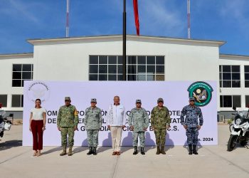 ASISTE VMCC A TOMA DE PROTESTA DEL NUEVO COMISIONADO ESTATAL DE LA GUARDIA NACIONAL EN BCS