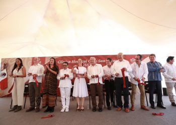 PRESIDENTE AMLO Y GOBERNADOR VMCC INAUGURAN NUEVA CLÍNICA HOSPITAL DEL ISSSTE EN C