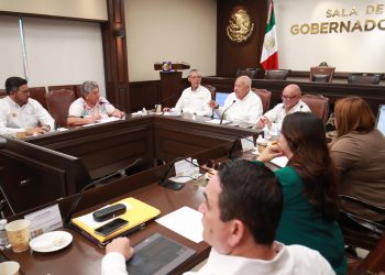 ENCABEZA GOBERNADOR VMCC TERCERA SESIÓN ORDINARIA DEL CONSEJO DE ADMINISTRACIÓN DE LA JEC
