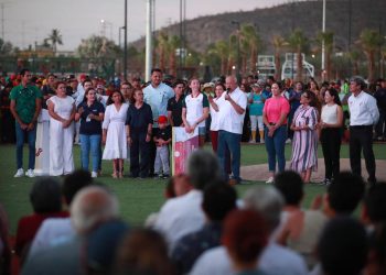 ASISTE GOBERNADOR DE BCS A LA INAUGURACIÓN DEL CENTRO DEPORTIVO MUNICIPAL “EL PIOJILLO” EN LA PAZ