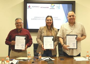 FIRMA ICATEBCS CONVENIO DE COLABORACIÓN CON EL AYUNTAMIENTO DE COMONDÚ