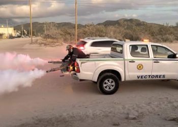 Refuerza la Dirección Municipal de Salud estrategias de fumigación para combatir el dengue en Los Cabos