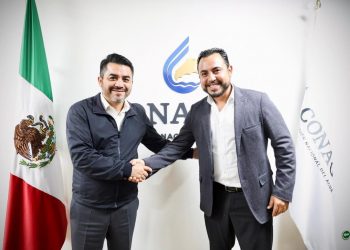 Se reúne Christian Agúndez con titular de Conagua en Ciudad de México