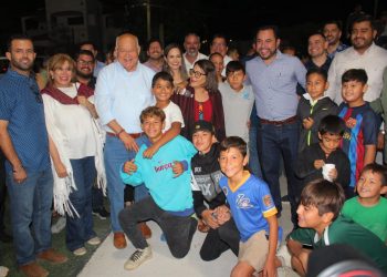 ENTREGA ALCALDE CHRISTIAN AGÚNDEZ PARQUE POLIDEPORTIVO EN LA COLONIA LA PLAYA