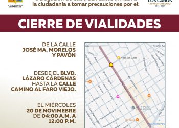 Habrá cierre de vialidades por el desfile del 20 de noviembre, tome precauciones