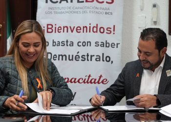 Firma Ayuntamiento de Los Cabos e Icatebcs convenio por la capacitación laboral