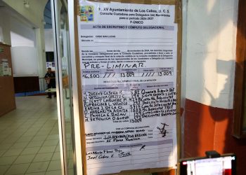 Finalizó jornada electiva para titulares en delegaciones de Los Cabos