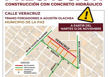 REHABILITARÁN LA CALLE VERACRUZ PARA EL MEJORAMIENTO DE URBANIDAD DEL MUNICIPIO DE LA PAZ