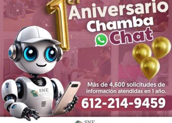 FACILITA “CHAMBA CHAT” LA ATENCIÓN DE MÁS DE 4 MIL 600 PERSONAS, DURANTE EL PRIMER AÑO