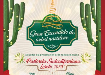 INVITA GOBIERNO DE LORETO AL ENCENDIDO DE ARBOL NAVIDEÑO Y FESTIVAL ¨ILUMINEMOS NUESTRO MALECÓN¨ ÉSTE FIN DE SEMANA