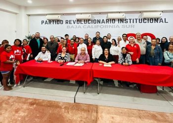 Se registran en el PRI fórmulas para renovar las dirigencias de los Comités Municipales en La Paz, Los Cabos, y Comondú