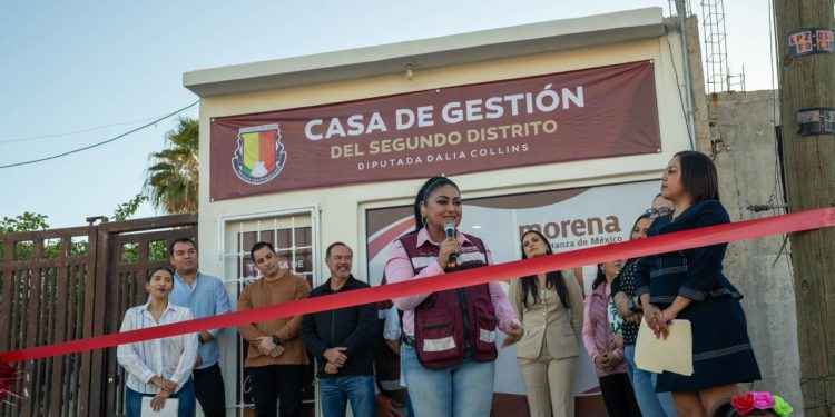 Inauguran Casa de Gestión y Atención Ciudadana de la diputada Dalia Collins Mendoza

--