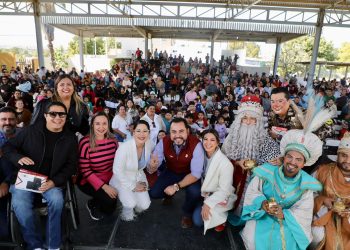Gran Festejo del Día de Reyes Magos en La Ribera, Santiago y Miraflores, encabezado por el presidente municipal Arq. Christian Agúndez Gómez