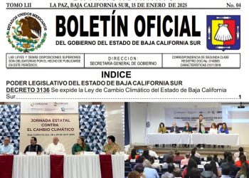 GOBIERNO ESTATAL PÚBLICA LA LEY DE CAMBIO CLIMÁTICO PARA BCS