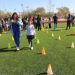 Conviven más de 600 estudiantes y padres de familia en actividad recreativa