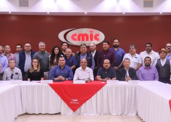 Se reúne Secretario de Gobierno, con la Cámara Mexicana de la Industria de la Construcción