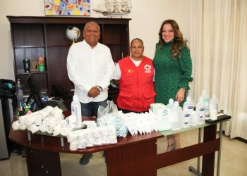 Contó Cruz Roja Mexicana con material de curación donado por Secretaría General de Cabo San Lucas