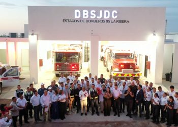 Entrega alcalde Christian Agúndez nueva Estación de Bomberos y Protección Civil en La Ribera