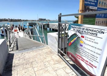Rehabilita la Administración Portuaria de BCS muelles en el malecón de La Paz