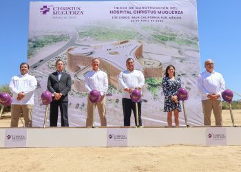 Acude Saúl González al banderazo inicial para la construcción del Hospital Christus Muguerza Los Cabos