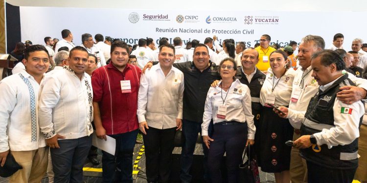 Participa Congreso de BCS en la Reunión Nacional de Protección Civil; se capacitan para la temporada de huracanes y ciclones, señaló el diputado Erick Iván Agundez.
