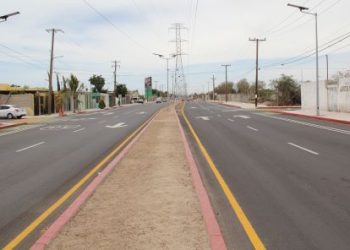 Por concluir la pavimentación de la calle Bahía Concepción, en La Paz