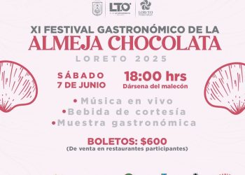 LORETO LISTO PARA EL XI FESTIVAL DE LA ALMEJA CHOCOLATA