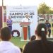 Con inversión de más de 8 mdp Víctor Castro entrega la rehabilitación del campo deportivo 20 de Noviembre