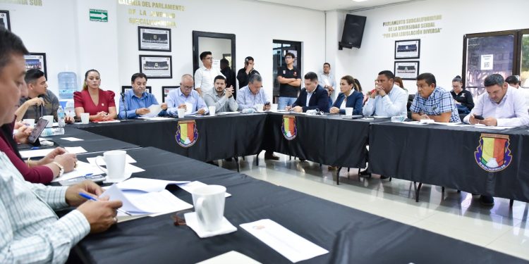 Con el propósito de conocer el Proyecto de creación del Área Natural Protegida “Dos Mares”, integrantes de la XVII Legislatura se reunieron la tarde del jueves 19 de junio con el Dr. Pedro Álvarez Icaza, Comisionado Nacional de Áreas naturales Protegidas y el Biólogo Benito Bermúdez Aldama, (CONANP BCS).