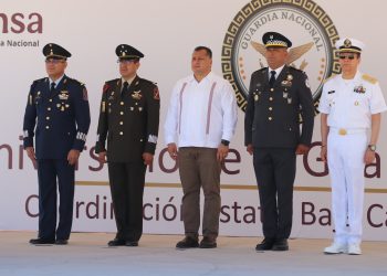 Participa Saúl González Núñez en sexto aniversario de la Guardia Nacional